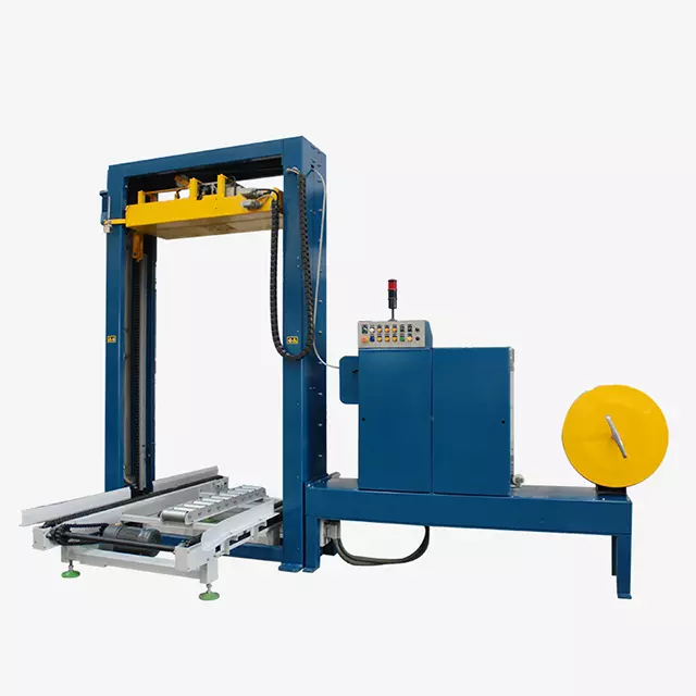 Máy đeo pallet thẳng đứng với con dấu trên cùng Hualian KZDT-100200